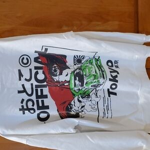 MAN boohooMAN Medium White Long Sleeve Tokyo